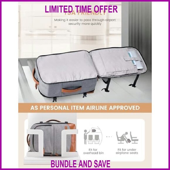 40L Travel Backpack Airline Approved 17.3\